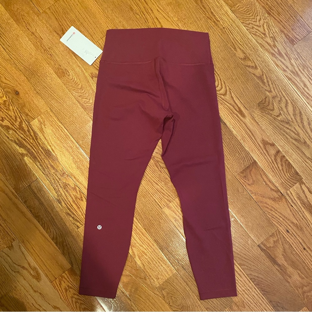 Lululemon wunder train HR Tight 25” size 10 color code DELX